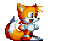 Tails being silly